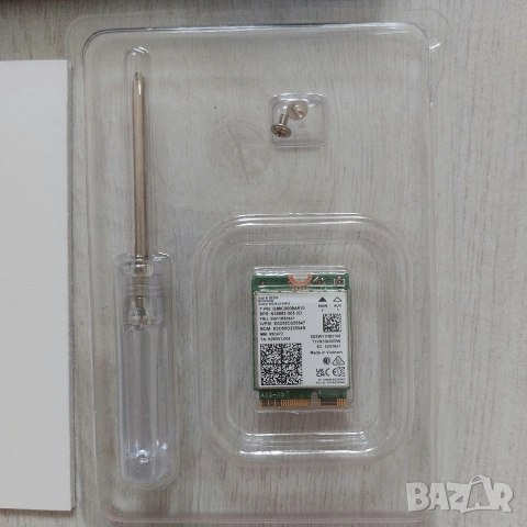 НОВА Wi-Fi 7 + BT 5.4 M.2 Мрежова Карта Intel BE200 GiGaPlus (8774Mbps / 5.8Gbps), снимка 2 - Други - 54813195