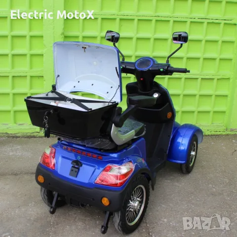 Електрическа четириколка с покрив  FM4 BLUE, 1500W, 60V, 20Ah, снимка 9 - Мотоциклети и мототехника - 55371577