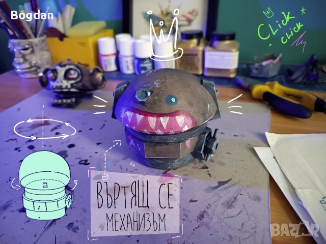 Комплект косплей аксесоари Джинкс Arcane Jinx Cosplay Props, снимка 4 - Колекции - 54124620