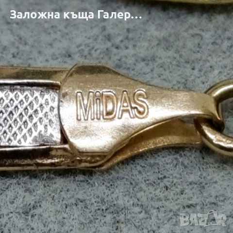Златна гривна MIDAS 14K - 4,68 г, снимка 6 - Гривни - 54543741