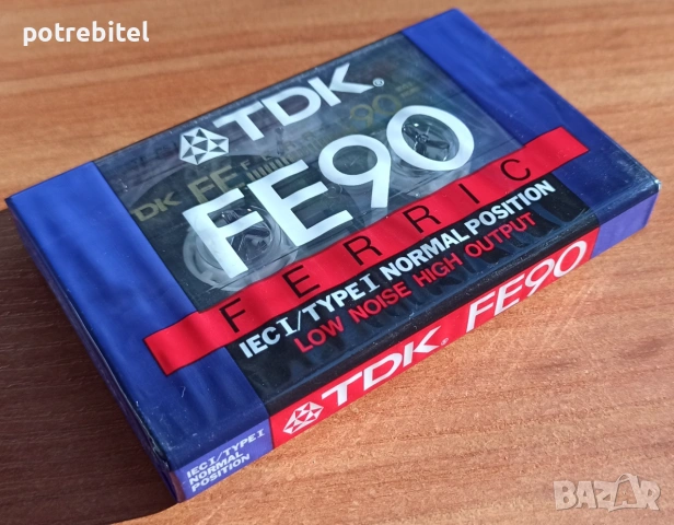 Нова аудиокасета TDK -90 в оригинална опаковка