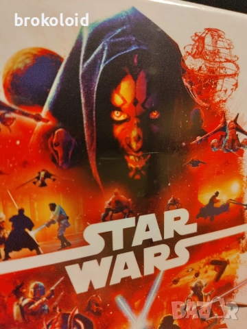 Star Wars междузвездни войни епизоди 1 2 и 3 английски субтитри , снимка 3 - Blu-Ray филми - 54569408