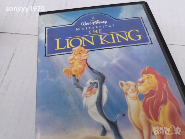 THE LION KING-ORIGINAL VHS VIDEO TAPE 0807260715L1, снимка 3 - Други жанрове - 55195070