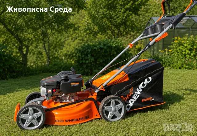 НОВА! Самоходна бензинова косачка за трева DAEWOO 3.5 к.с. | Само 1 косене | 46 см | 55 л