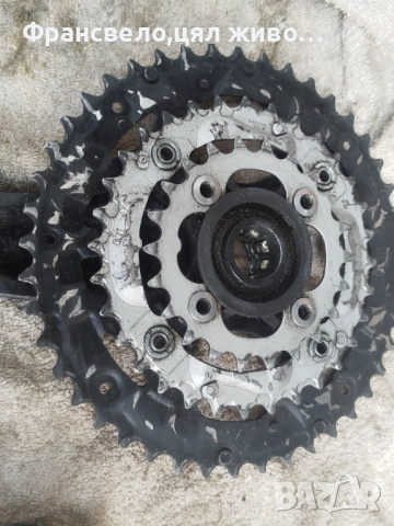 Курбел със средно движение за велосипед колело Shimano  alivio, снимка 3 - Части за велосипеди - 51739488