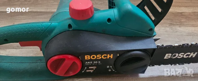 Електрически верижен трион Bosch AKE 30 S – 1800 W, шина 30 см, снимка 9 - Моторни триони/резачки - 55563084