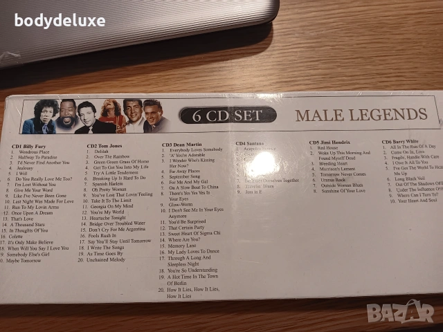 MALE LEGENDS 6CD SET - комплект аудио дискове, снимка 2 - CD дискове - 51002730