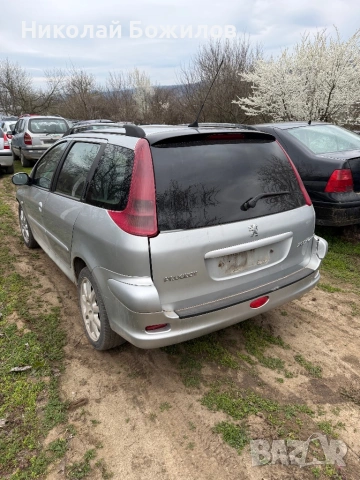 Продавам Peugeot 206 SW 2.0 hdi 90 кс НА ЧАСТИ 2004г, снимка 4 - Автомобили и джипове - 54078998