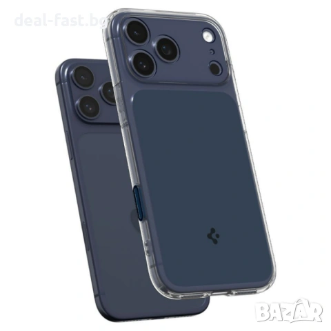 Твърд калъф Spigen Ultra Hybrid T с MagSafe за iPhone 17 Pro / 17 Pro Max / Матово син / Оригинал, снимка 6 - Калъфи, кейсове - 54393127