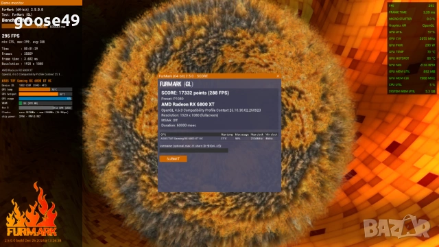 Gaming PC Amd Ryzen 7 5700X3D + ASUS TUF RX 6800 XT GAMING OC, снимка 7 - Геймърски - 54161129