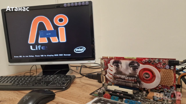 Рядък модел ATI HD3850 Special Edition с масивно медно охлаждане – Перфектна, Тествана