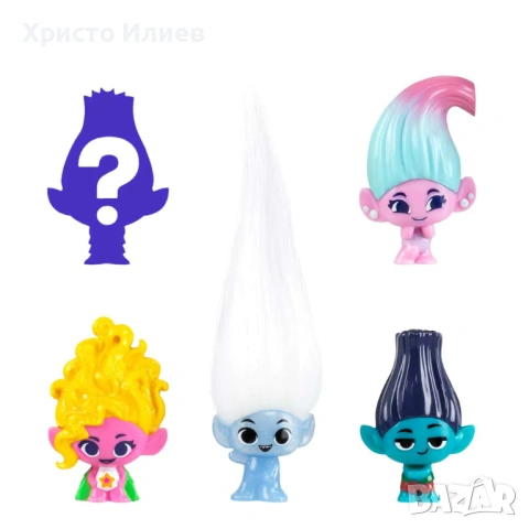 Trolls Фигурка Комплект фигурки Moose Trolls Тролчета 5 броя асортимент, снимка 3 - Фигурки - 54326586