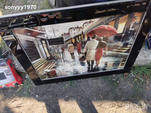 OIL EFFECT PRINT 95X75СМ КАРTИНА ВНОС ENGLAND 2706262025L4, снимка 6 - Други ценни предмети - 55072331