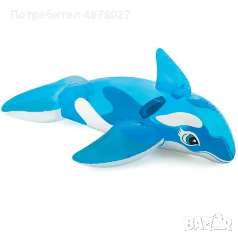 Детска надуваема косатка за яздене Intex, снимка 4 - Надуваеми играчки - 55467292