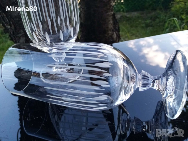 Немски кристален сервиз за вино, снимка 4 - Сервизи - 54315163