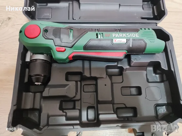 Акумулаторна ъглова бормашина Parkside PWBSA 12 A1, снимка 2 - Бормашини - 55686771