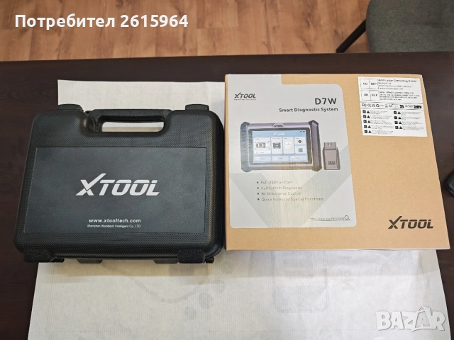 Професионална автодиагностика "X TOOL" D7W, снимка 2 - Аксесоари и консумативи - 54571744