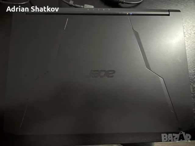 Acer Nitro 5 (i5 11-то / GTX 1650 / 512GB) + ПЪЛЕН ГЕЙМЪРСКИ КОМПЛЕКТ, снимка 2 - Лаптопи за игри - 55647185