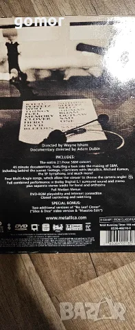 Metallica – S&M оригинален комплект 2 DVD с концерт и симфоничен оркестър, снимка 5 - CD дискове - 55564066