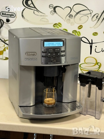Кафемашина кафе автомат delonghi Elegance cappuccino с гаранция, снимка 4 - Кафемашини - 55196286