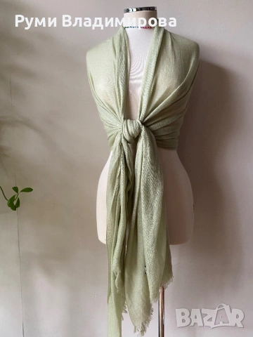 Голям, тънък шал/ различни видове, снимка 12 - Шалове - 47950367