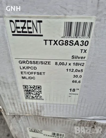 Джанти Dezent 18 цола , 5х112 , 8j ,et30 Mercedes  Audi  Vw Seat, снимка 11 - Гуми и джанти - 55479577
