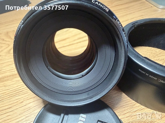 Canon EF 50mm F1.2 USM, снимка 2 - Обективи и филтри - 54881805