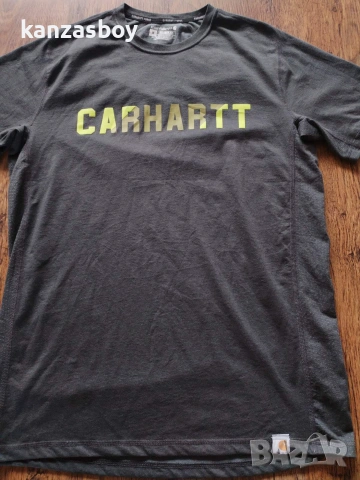 Carhartt Men's Loose Fit Heavyweight Short-Sleeve Logo Graphic - мъжка тениска р-р M КАТО НОВА, снимка 5 - Тениски - 55252704