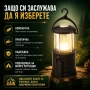 Силна ръчна къмпинг LED лампа осветление фенер преносима на батерии за палатка риболов аварии, снимка 2