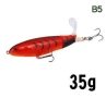 Воблер . Whopper plopper с мека въртяща опашка за хищник на спининг, снимка 4