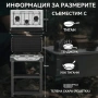 Газова печка HOMELUX с 3 горелки – 5.4 kW, комплект с маркуч и регулатор, идеален за къмпинг и двор, снимка 6