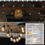Водоустойчив гирлянд за външно осветление с 10 броя LED крушки, снимка 11