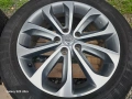 Летш джанти 18ки 5х114.3 Nissan + летни гуми 215/55/18 Continental, снимка 7