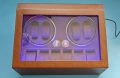Автоматичен навивач за часовници 4+6 отделения Безшумен с LED, снимка 2