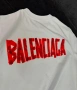 Бяла тениска Balenciaga най-якия модел 2026, снимка 1