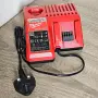НОВ комплект Milwaukee M18 ударен гайковерт и винтоверт с 2 батерии 4Ah, зарядно и куфар, снимка 11