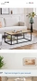 Холна маса Modern Coffee Table Loft Style – дизайнерска холна маса, снимка 3