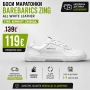 Barebarics Zing All White Leather боси маратонки, снимка 1