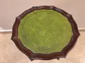 Помощна масичка с естествена кожа , снимка 2