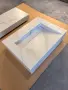 Дизайнерска мивка от гранитогрес 60×45 см + рафче, снимка 6