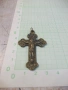 Кръст бронзов с разпятието - 10,84 гр., снимка 2