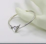 Гривна PANDORA Heart T-bar Snake Chain Charm Bracelet, снимка 3