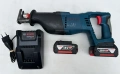 BOSCH GSA 18 V-Li - Акумулаторен саблен трион 2x18V 4.0Ah, снимка 1