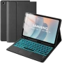Нов Samsung Galaxy Tab A11 Plus A9 Plus калъф кейс с клавиатура тъчпад подсветка таблет Самсунг, снимка 1