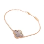 Златна дамска гривна Van Cleef 3,75гр. 17,5см. 14кр. проба:585 модел:37802-1, снимка 2