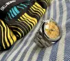 Часовник Ролекс Oyster Perpetual Rolex, жълт циферблат, снимка 6