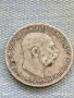Сребърна монета 1 крона 1916г. Австрия Франц Йосиф първи 45074, снимка 7