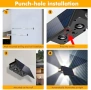 Нови LED соларни стенни лампи 4 броя 3 режима външно осветление IP67 градина двор, снимка 7