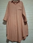 СТРАХОТНА РОКЛЯ ЛЕН И ПАМУЧНА ВИСКОЗА 3XL-4XL, снимка 1