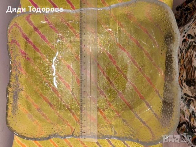 Стъклена фруктиера с правоъгълна форма   , снимка 4 - Аксесоари за кухня - 54897304
